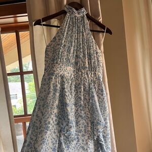 Birdy grey blue bridesmaids dress
